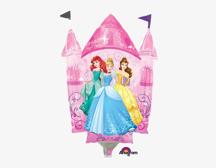 My Party Centre - A30 Princess Dream Big Castle Mini Shape Balloon - Air Filled Only/ Non Packaged