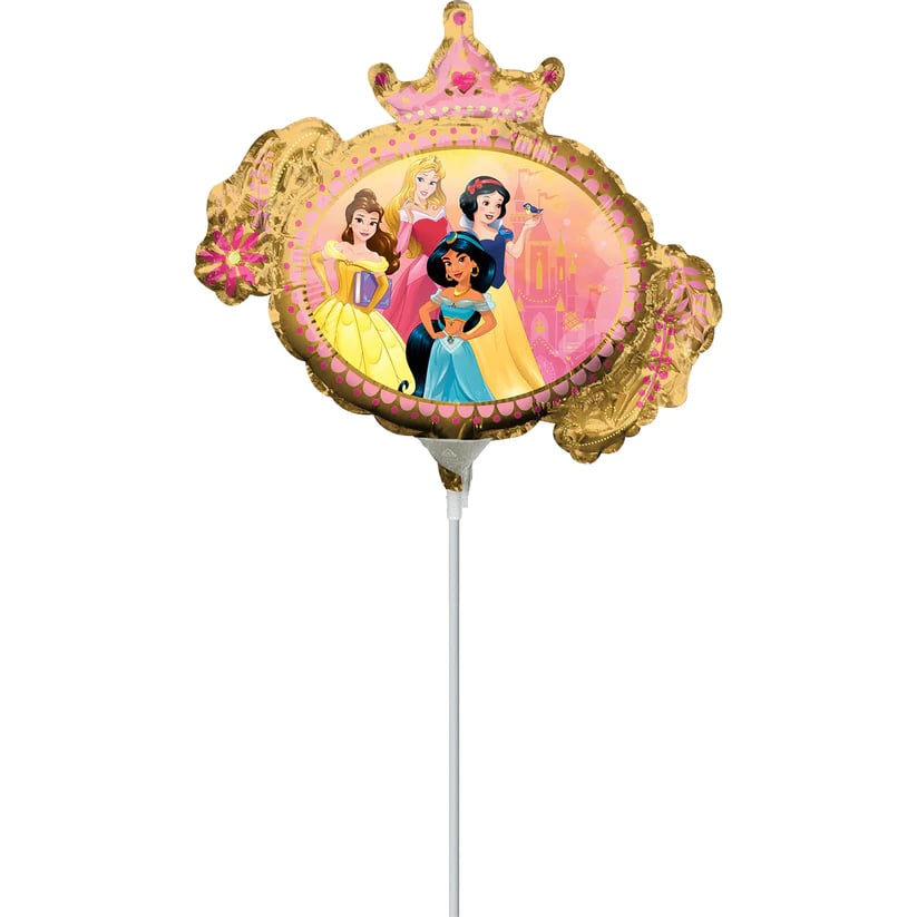 My Party Centre - A30 Princess Once Upon A Time Mini Shape Foil Balloon - Air Filled Only/ Non Packaged