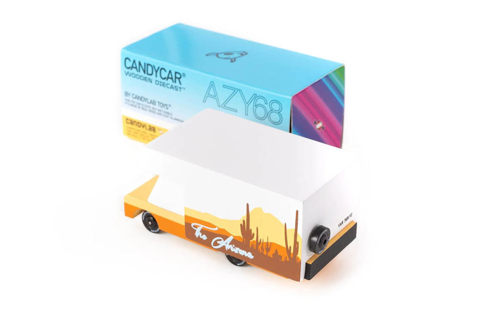 CandyLab - Arizona RV Truck - Solid Beech Wood Toy Vehicle