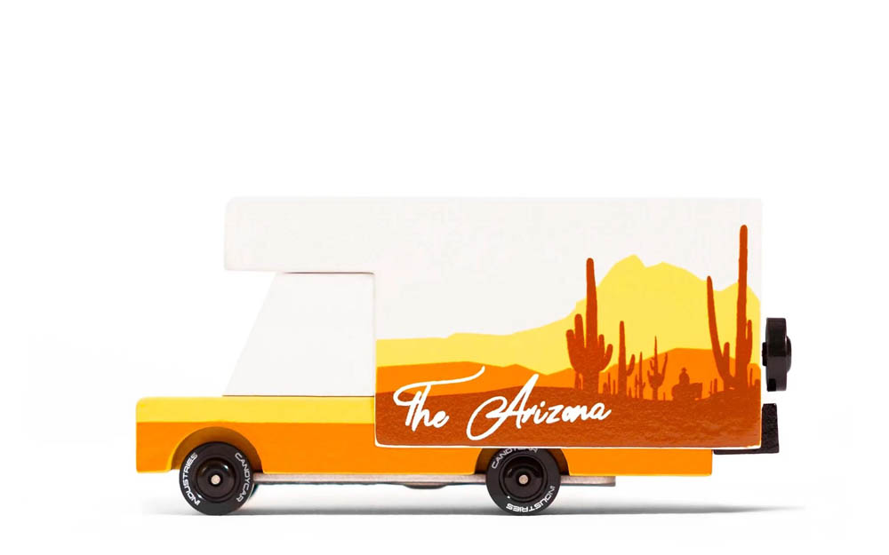 CandyLab - Arizona RV Truck - Solid Beech Wood Toy Vehicle