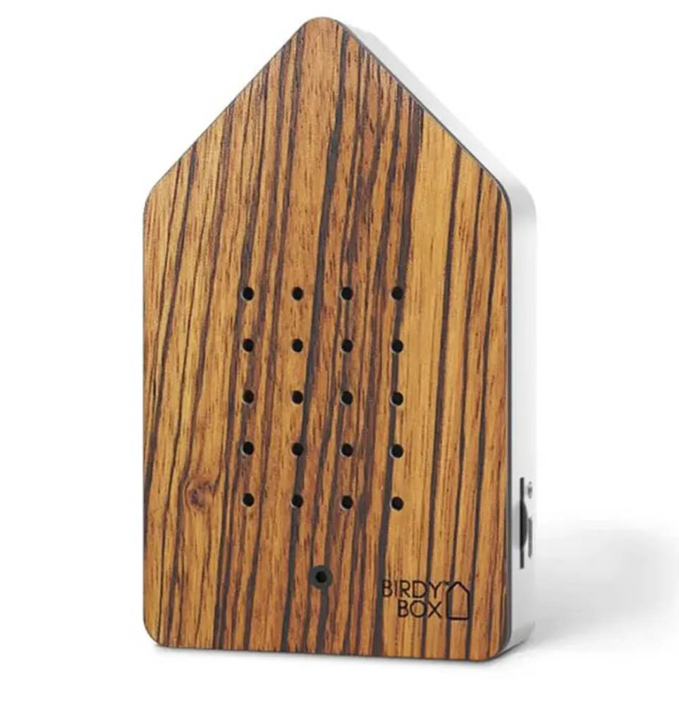 Zwitscherbox - Birdbox Wood Zebrano