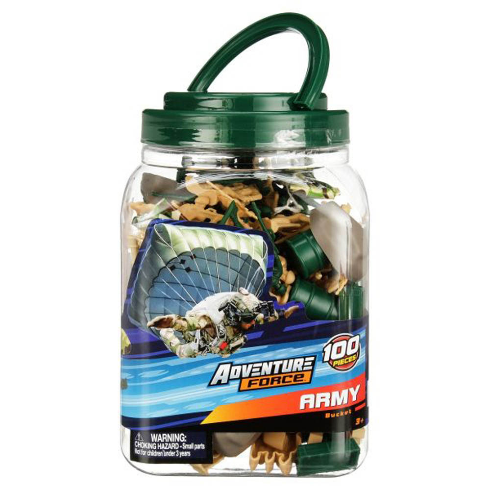 Boley - Army Bucket 100Pcs (75099)