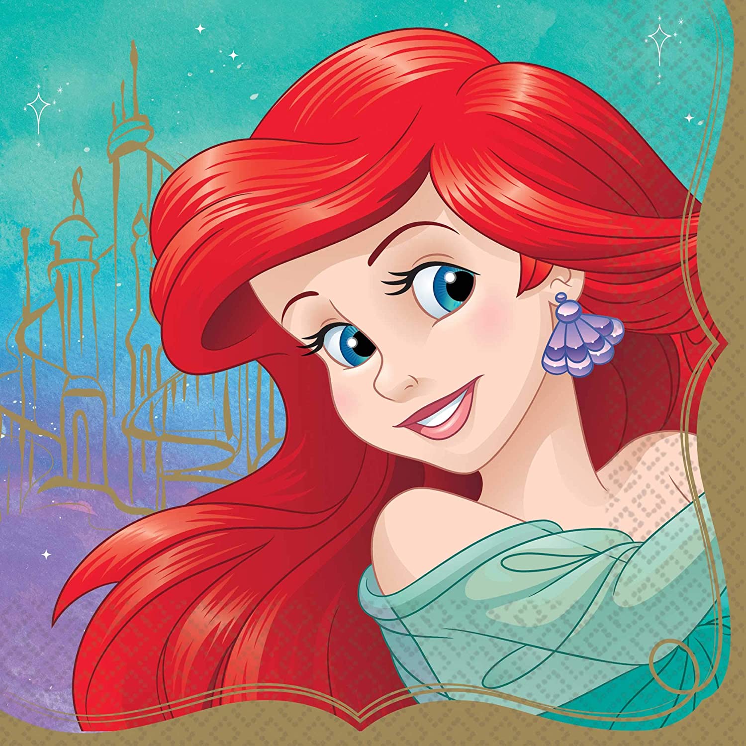 My Party Centre - Disney Ariel Lunch Napkin 16Pcs