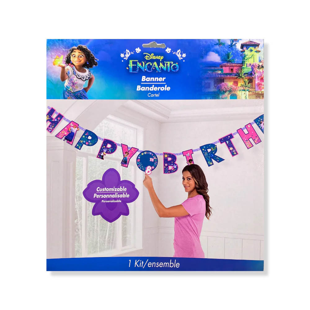 Disney Encanto - Jumbo Add-An-Age Letter Banner Paper