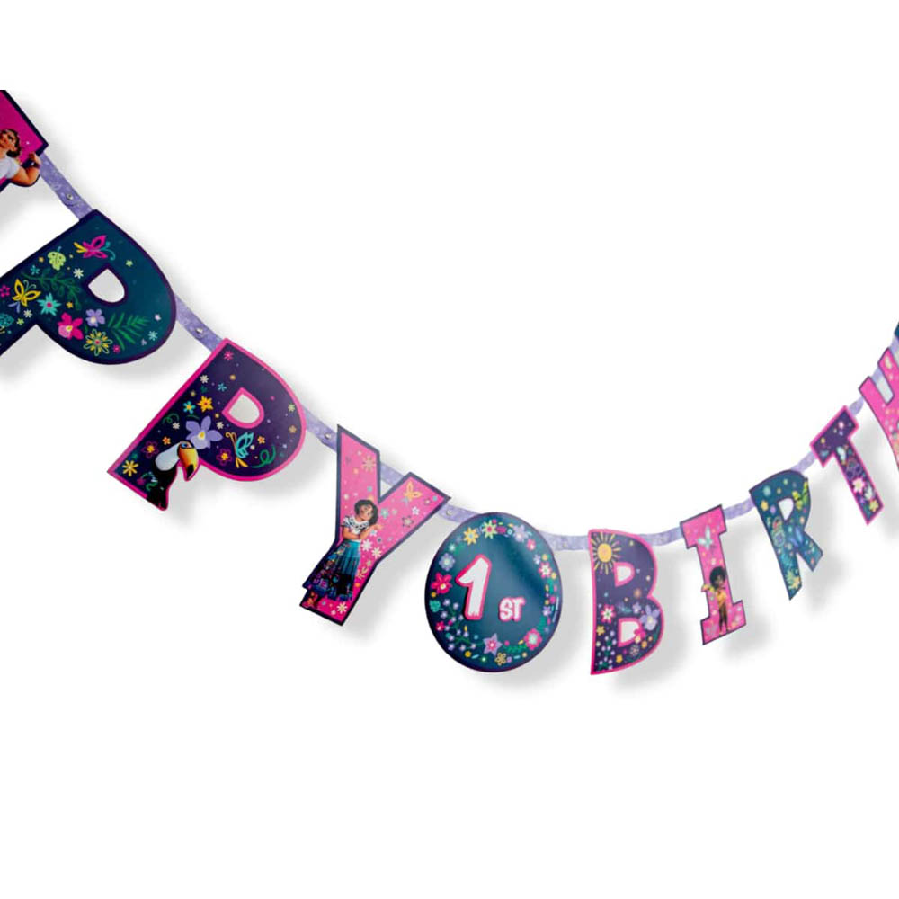 Disney Encanto - Jumbo Add-An-Age Letter Banner Paper
