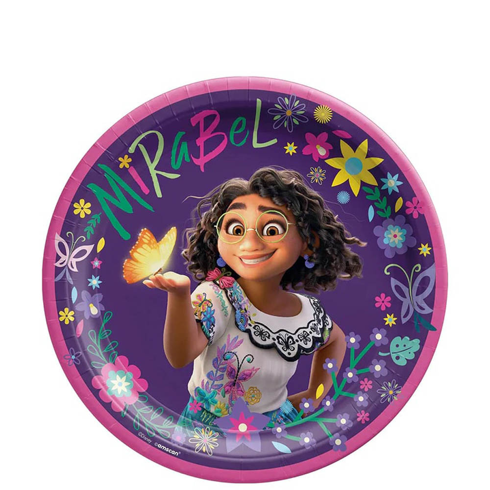 Disney Encanto - Round Paper Plates 7Inches 8Pcs