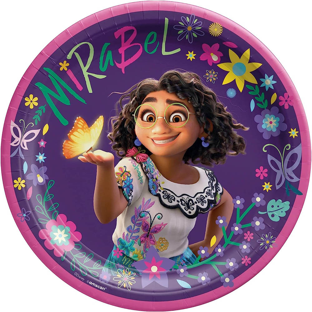 Disney Encanto - Round Paper Plates 9Inch 8Pcs