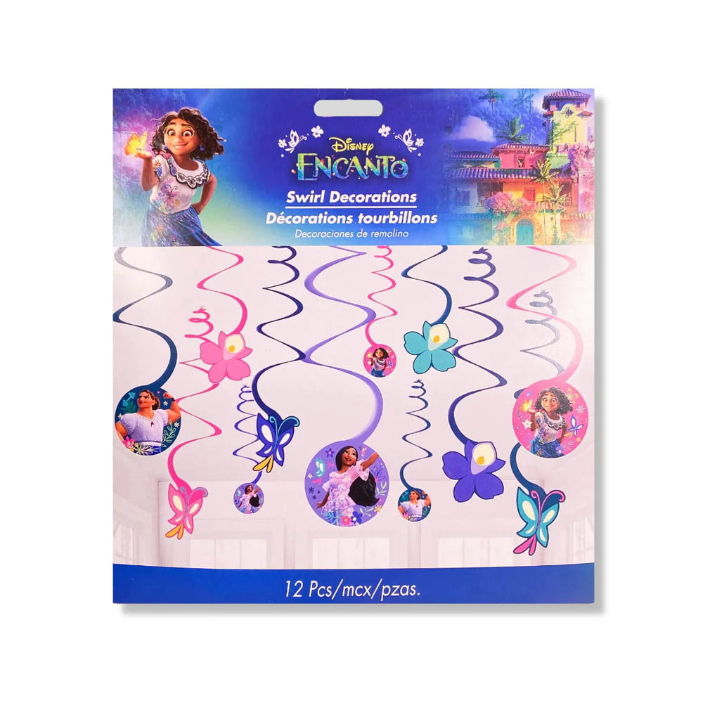 Disney Encanto - Spiral Decorations With 5Inch Cutouts Paper