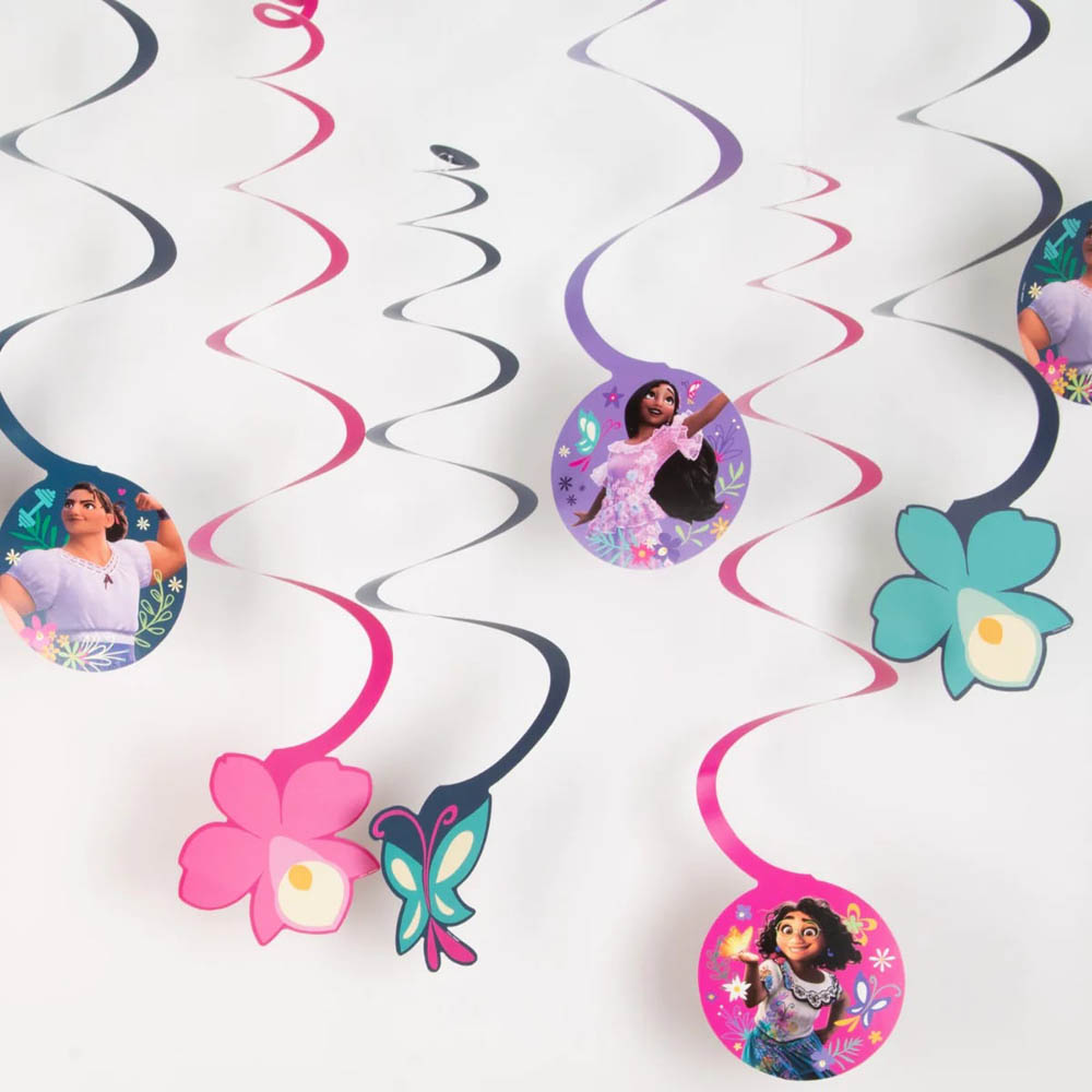 Disney Encanto - Spiral Decorations With 5Inch Cutouts Paper