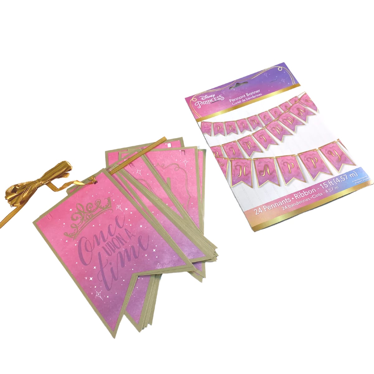 My Party Centre - Disney Princess Once Upon A Time Pennant Banner