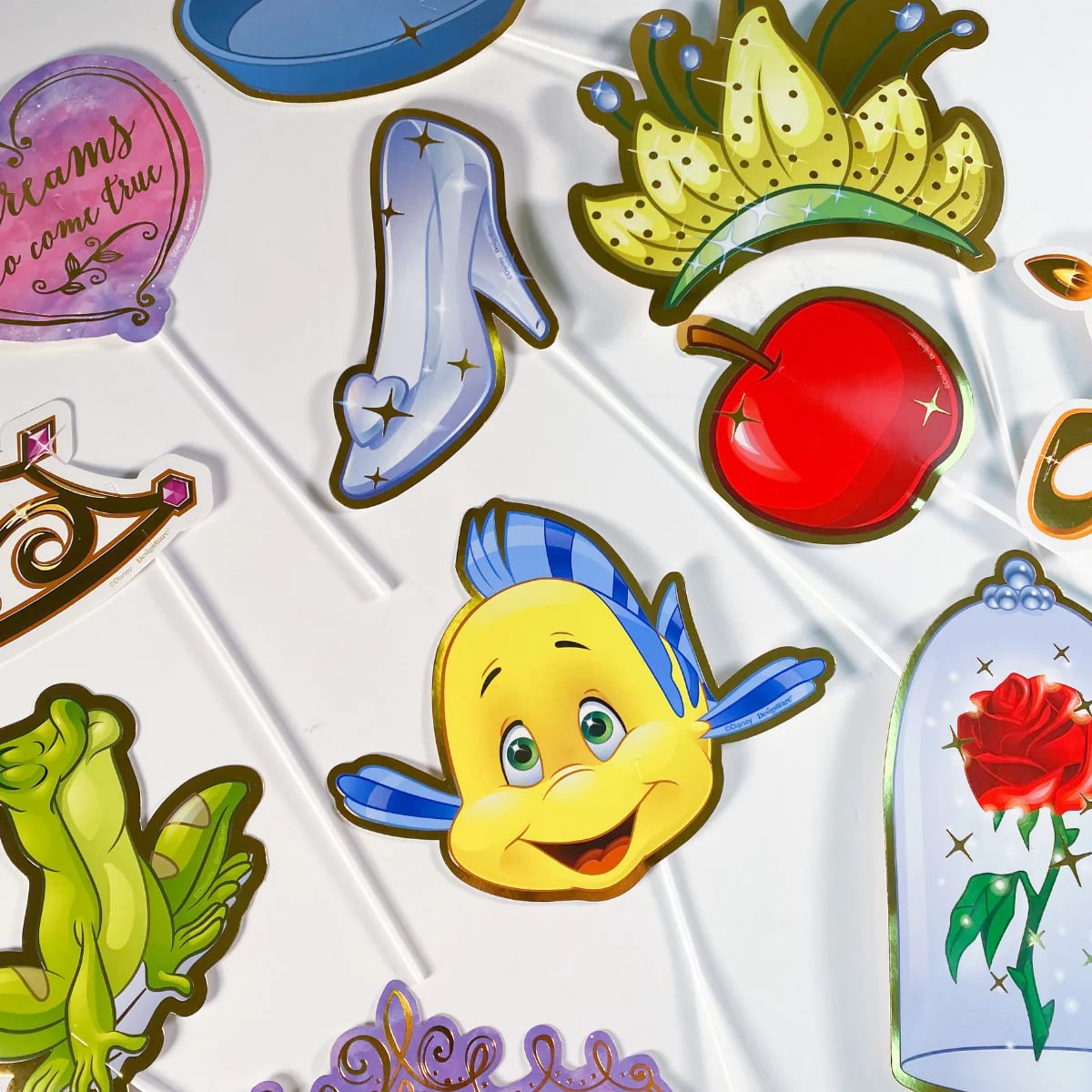 My Party Centre - Disney Princess Once Upon A Time Photo Props Kit, 13Pcs