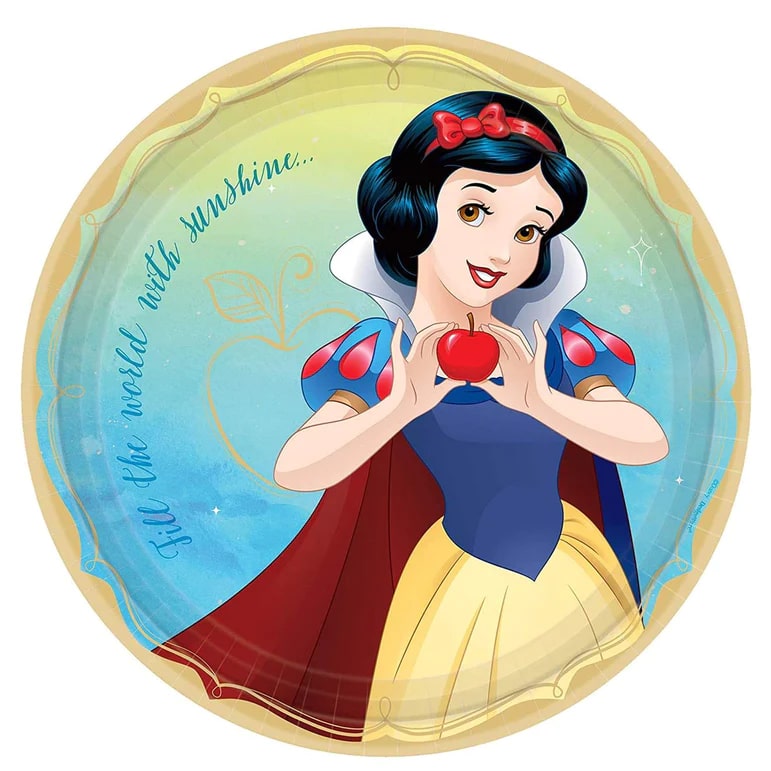 My Party Centre - Disney Snow White Paper Plates 9In, 8Pcs