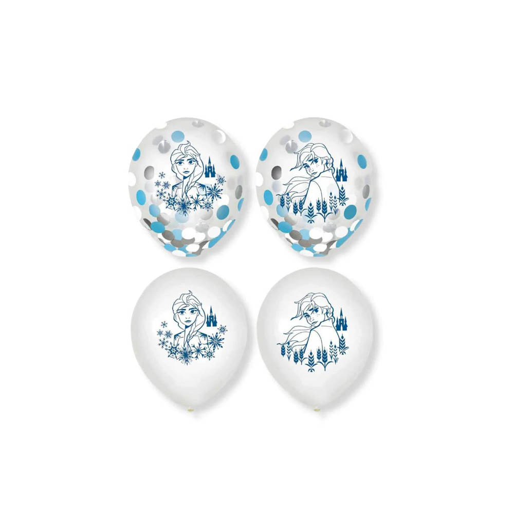 My Party Centre - Frozen 2 Confetti Balloons 12In, 6Pcs