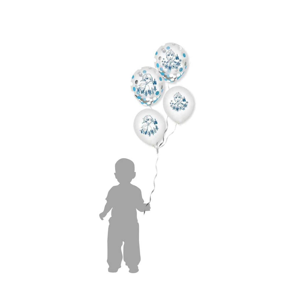 My Party Centre - Frozen 2 Confetti Balloons 12In, 6Pcs