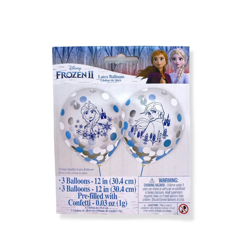 My Party Centre - Frozen 2 Confetti Balloons 12In, 6Pcs
