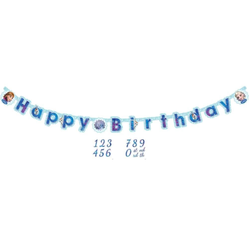 My Party Centre - Frozen Add An Age Banner