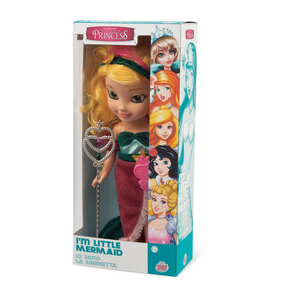 Grandi Giochi - Princess Doll Mermaid 38 Cm (Gg03020E)
