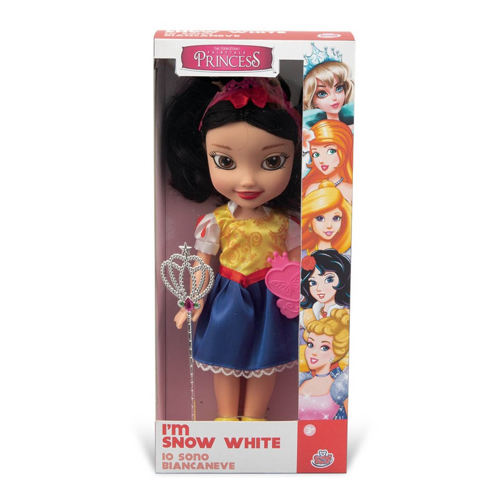Grandi Giochi - Princess Doll Snow-White 38Cm (Gg03018E)