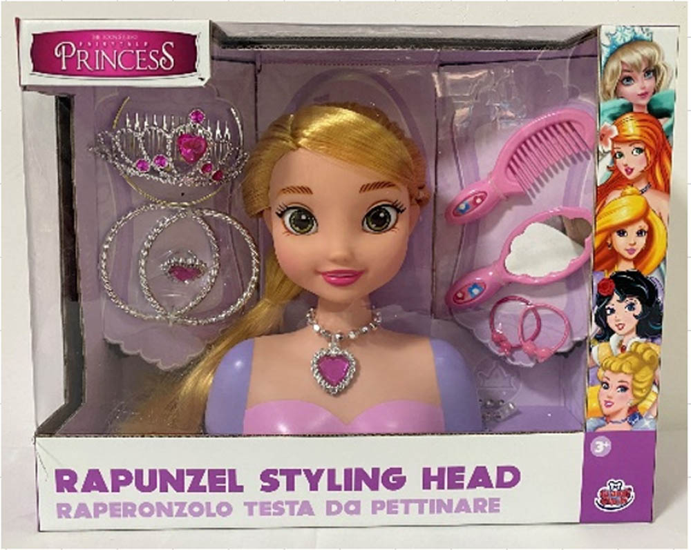 Grandi Giochi - Princess Styling Head Rapunzel (Gg02997E)