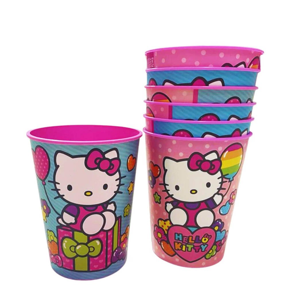 Hello Kitty - Multi Colored Party Favor Cup - Plastic, 16Oz