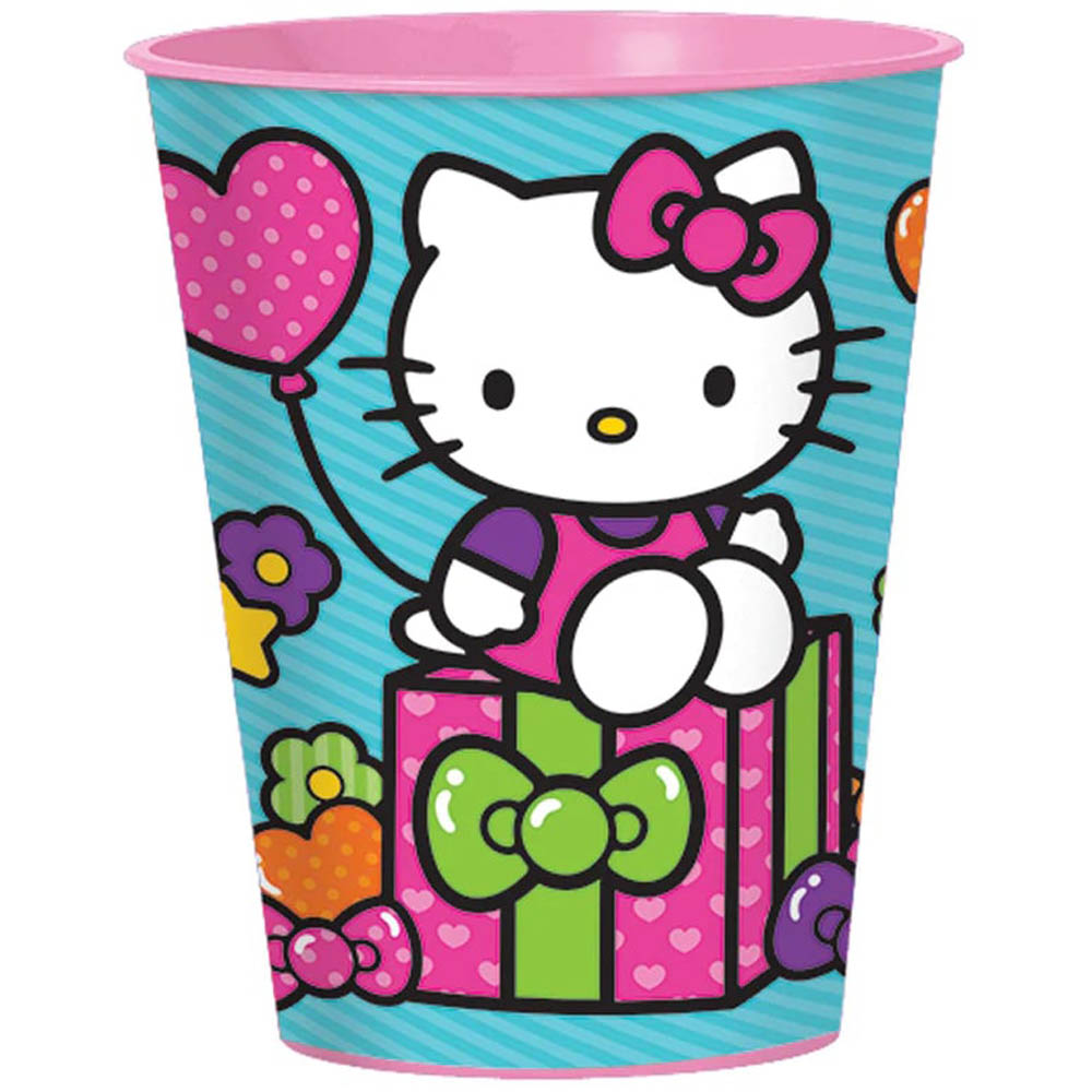 Hello Kitty - Multi Colored Party Favor Cup - Plastic, 16Oz