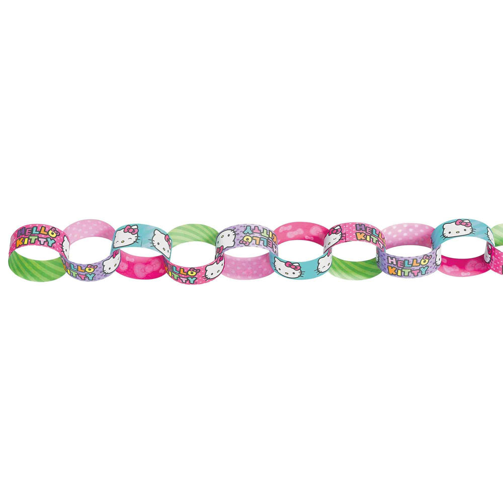 Hello Kitty - Rainbow Chain Garland- Paper