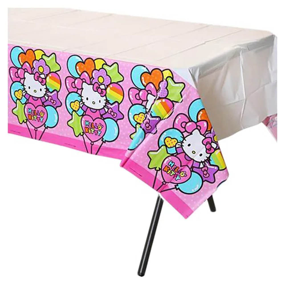 Hello Kitty - Rainbow Plastic Table Cover