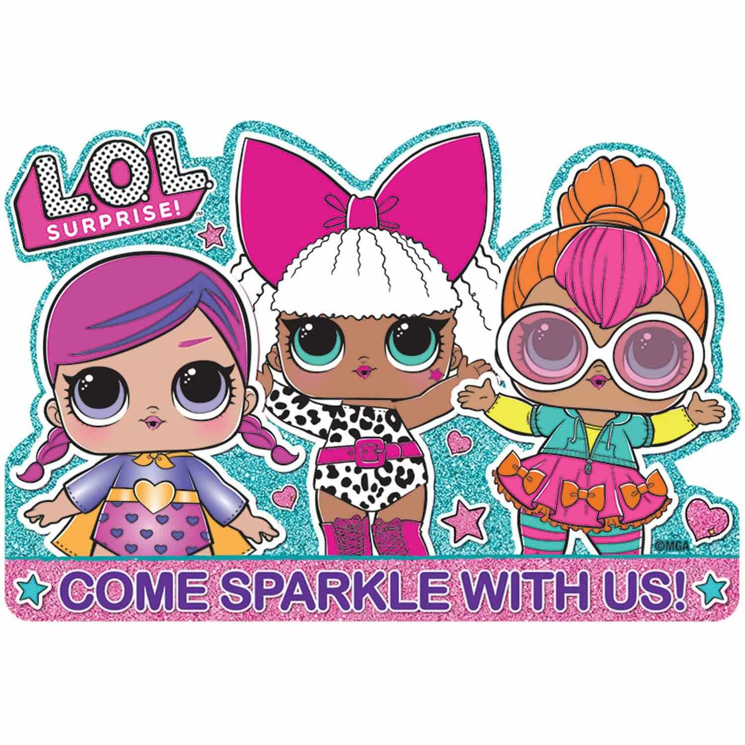 LOL - Surprise Postcard Invitations