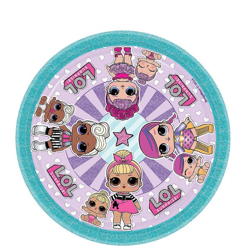 LOL - Surprise Round Plates, 7"