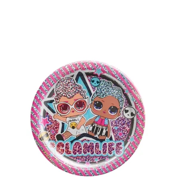 LOL - Surprise Together 4Eva! Paper Plates 7In, 8Pcs