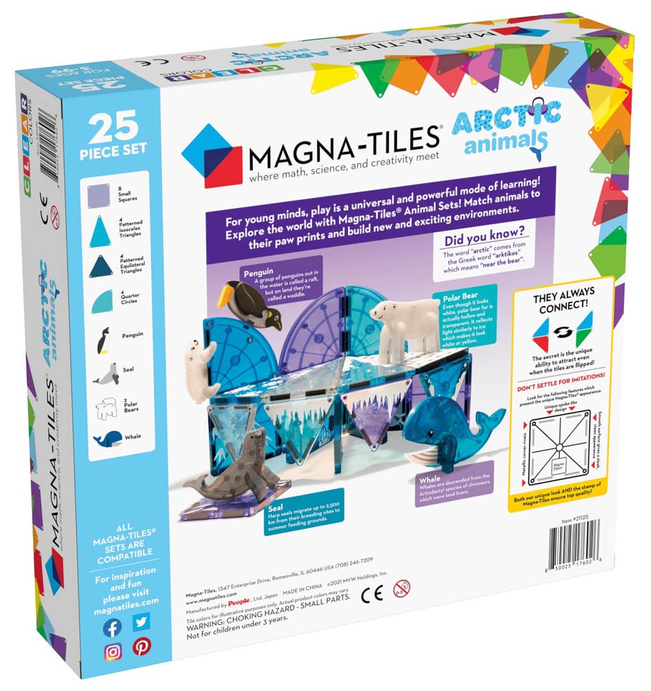 Magna Tiles - Arctic Animals 25-Piece Set