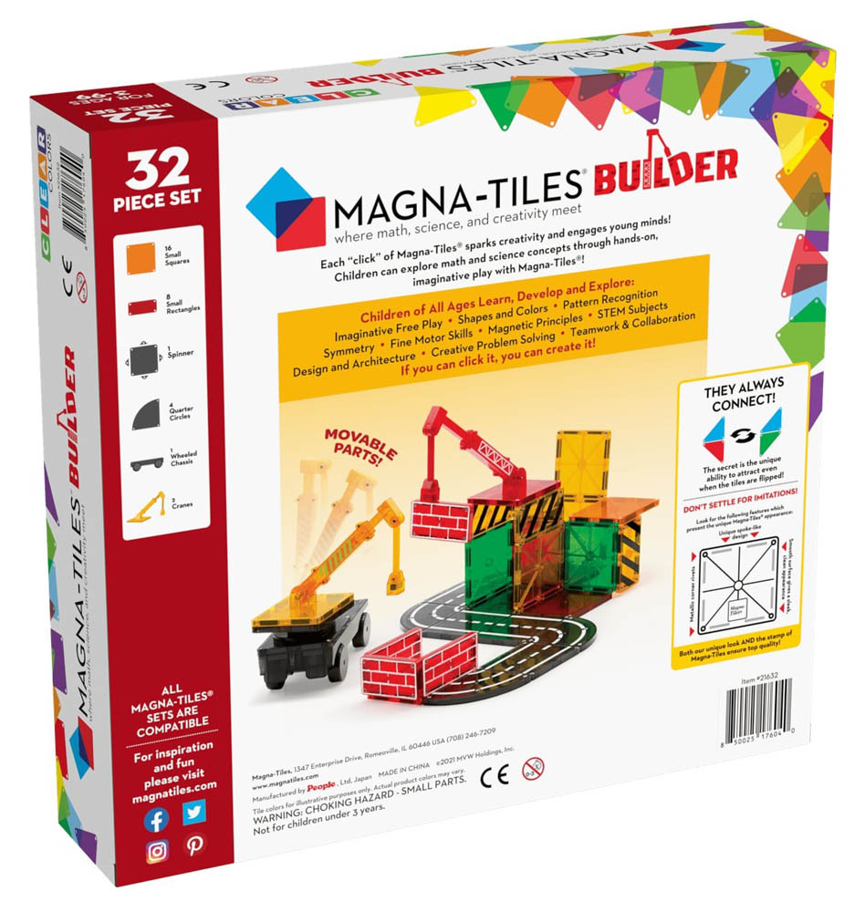 Magna Tiles - Builder 32-Piece Set