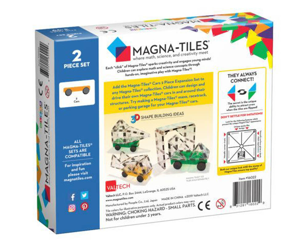 Magna Tiles - Cars 2 Piece Expansion Set
