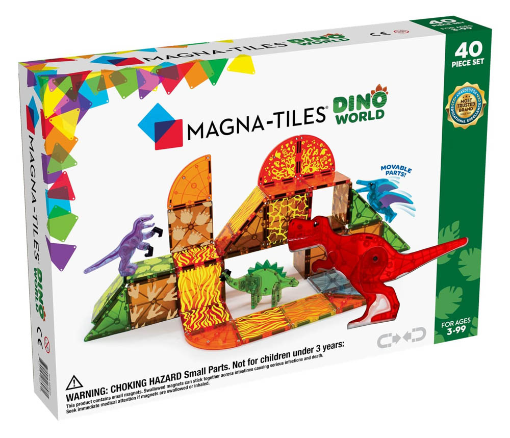 Magna Tiles - Dino World 40-Piece Set