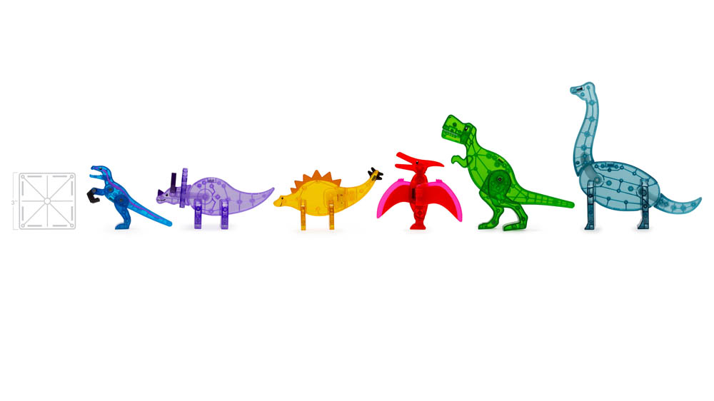 Magna Tiles - Dino World Xl 50-Piece Set