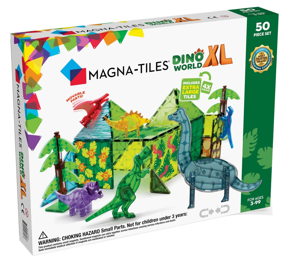 Magna Tiles - Dino World Xl 50-Piece Set