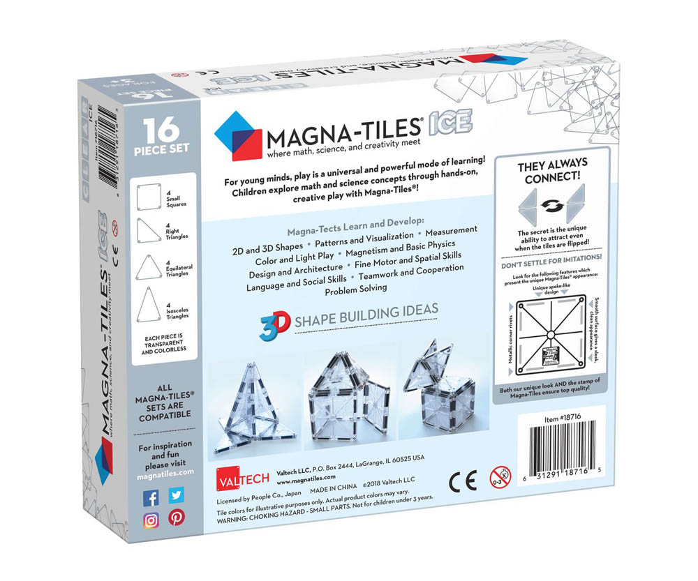 Magna Tiles - Ice 16-Piece Set