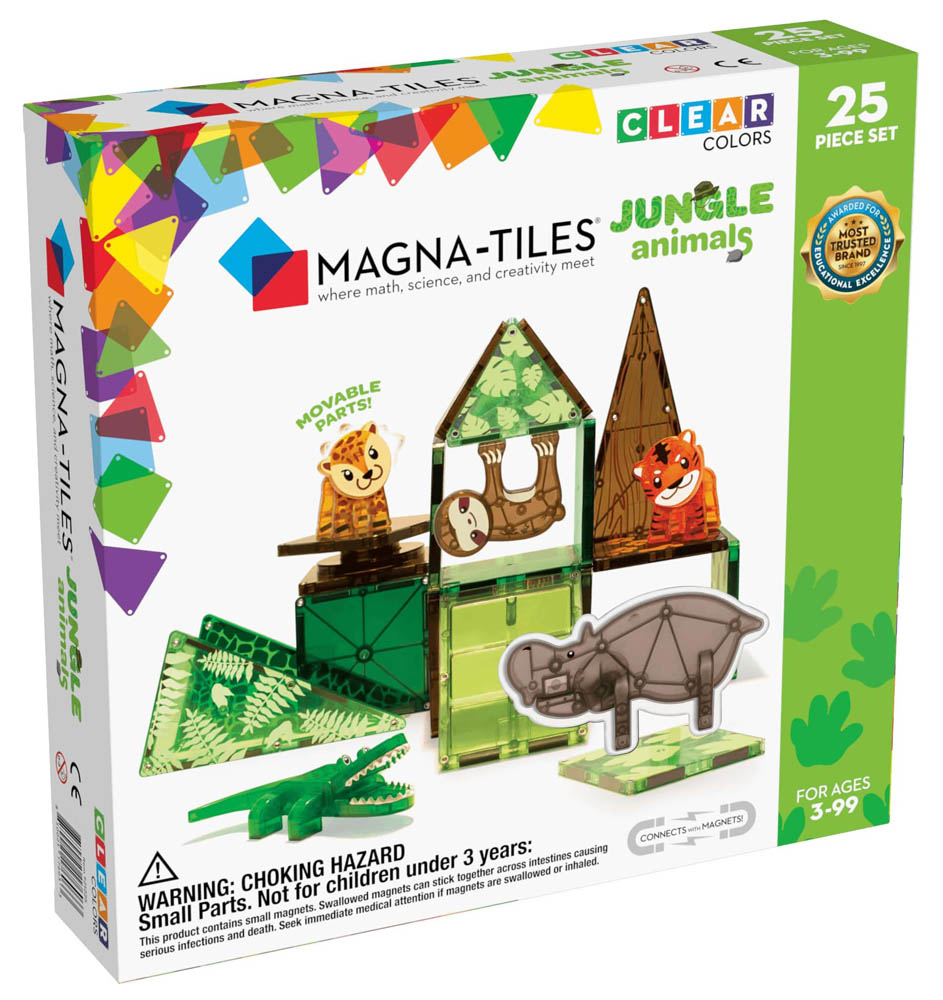 Magna Tiles - Jungle Animals 25-Piece Set