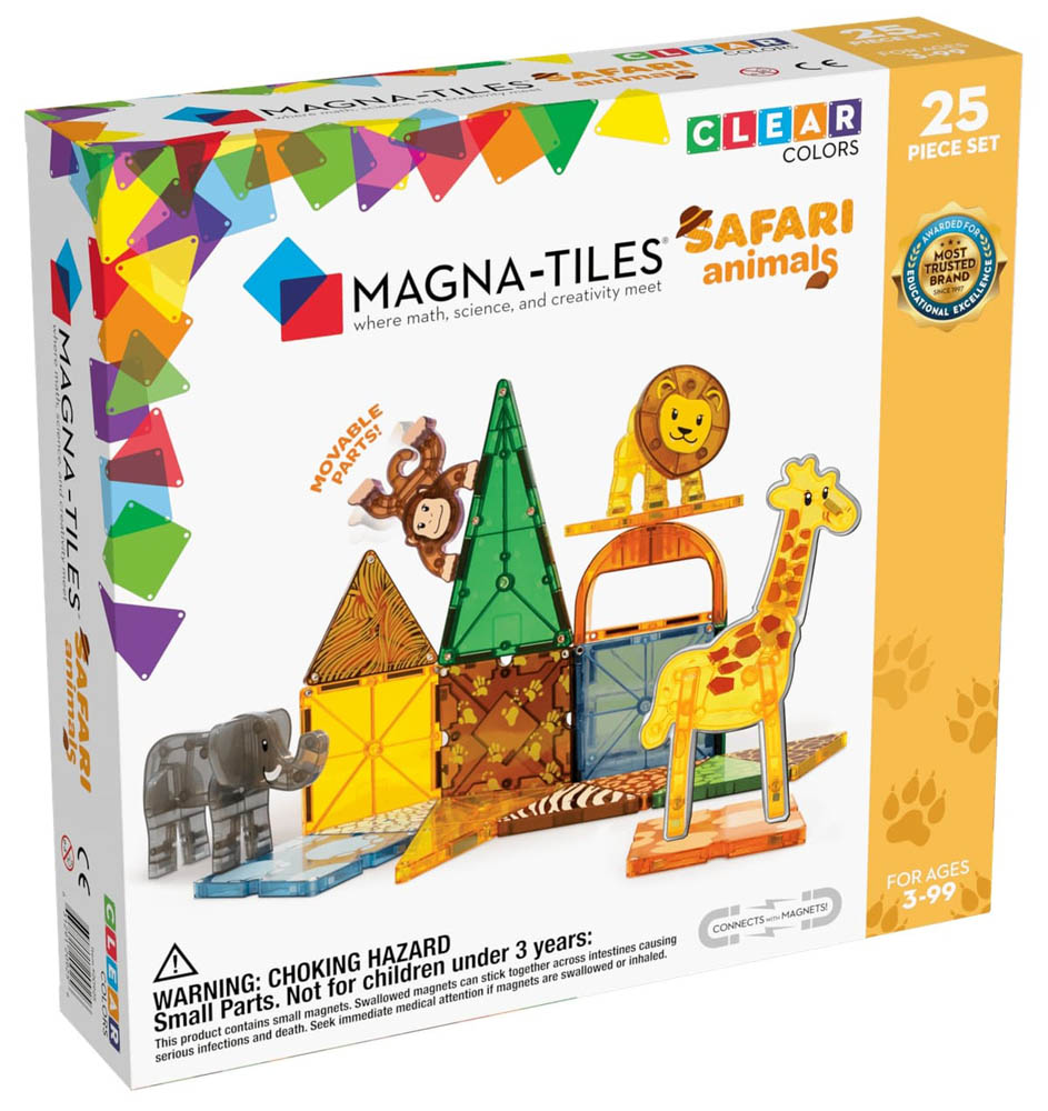 Magna Tiles - Safari Animals 25-Piece Set