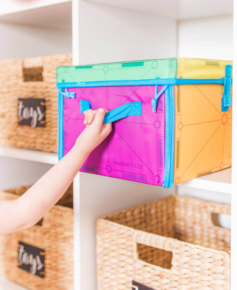 Magna Tiles - Storage Bin & Interactive Play-Mat