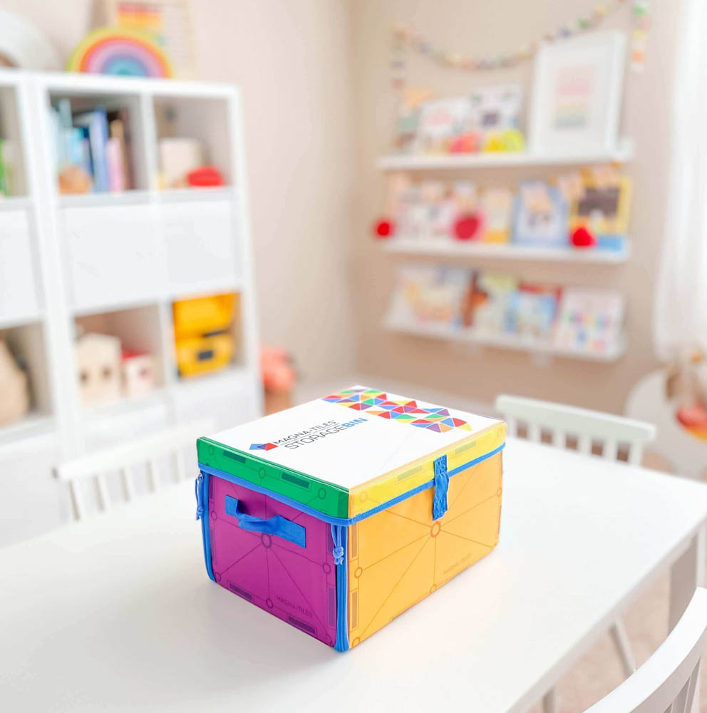 Magna Tiles - Storage Bin & Interactive Play-Mat