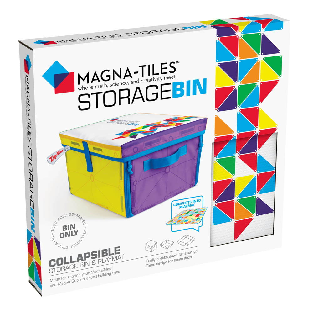Magna Tiles - Storage Bin & Interactive Play-Mat