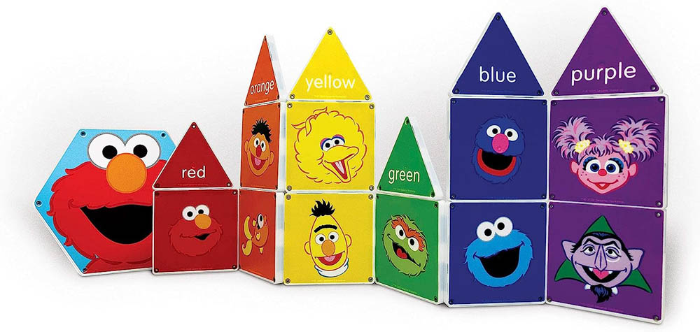 Magna Tiles - Structures Colors With Elmo