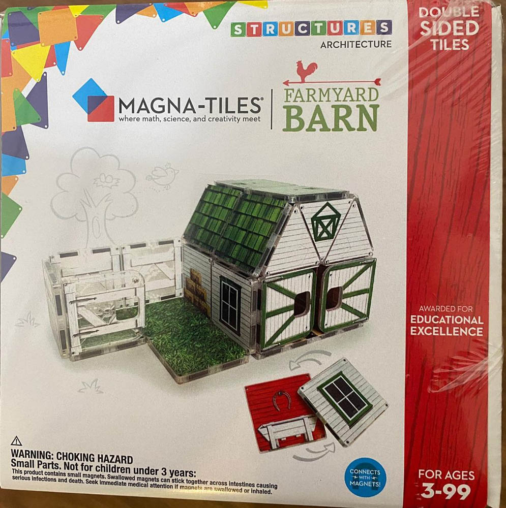 Magna Tiles - Structures Farmyard Barn