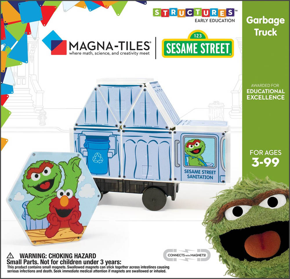 Magna Tiles - Structures Garbage Truck
