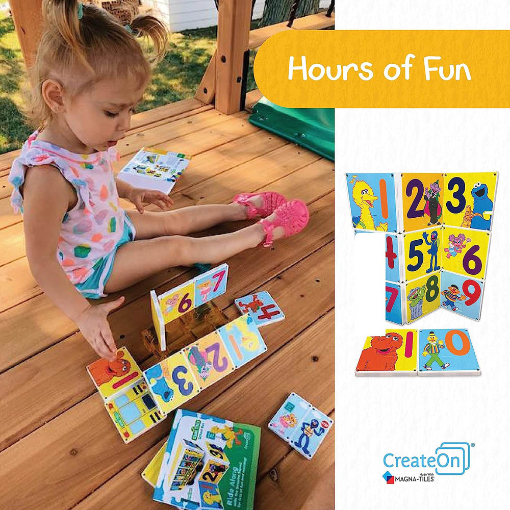 Magna Tiles - Structures Sesame Street School Bus