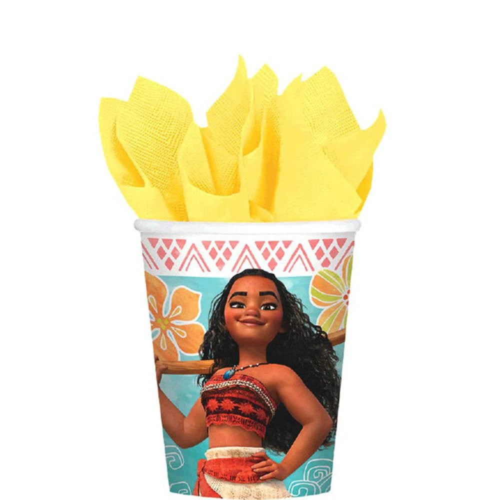 My Party Centre - Disney Moana Cups, 9 Oz, 8pcs