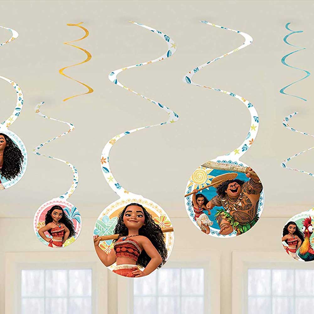 My Party Centre - Disney Moana Moana Spiral Decorations