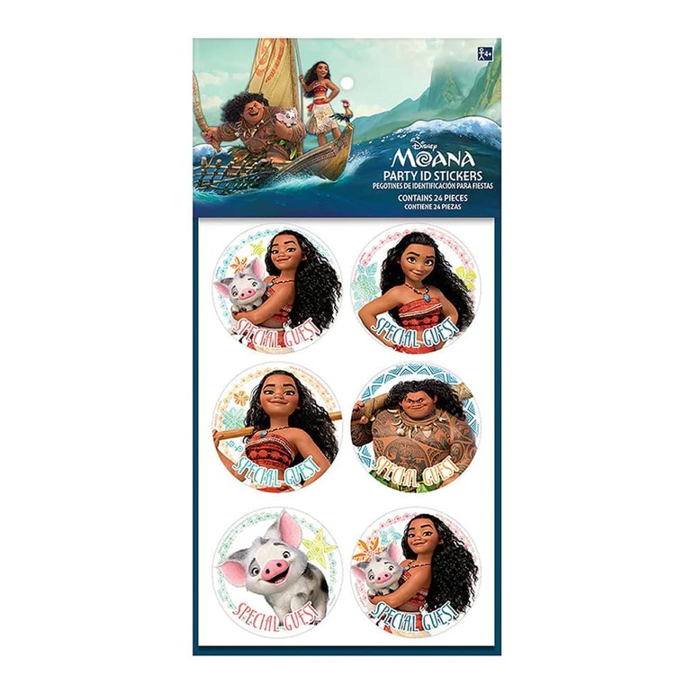 My Party Centre - Disney Moana Party Id Stickers