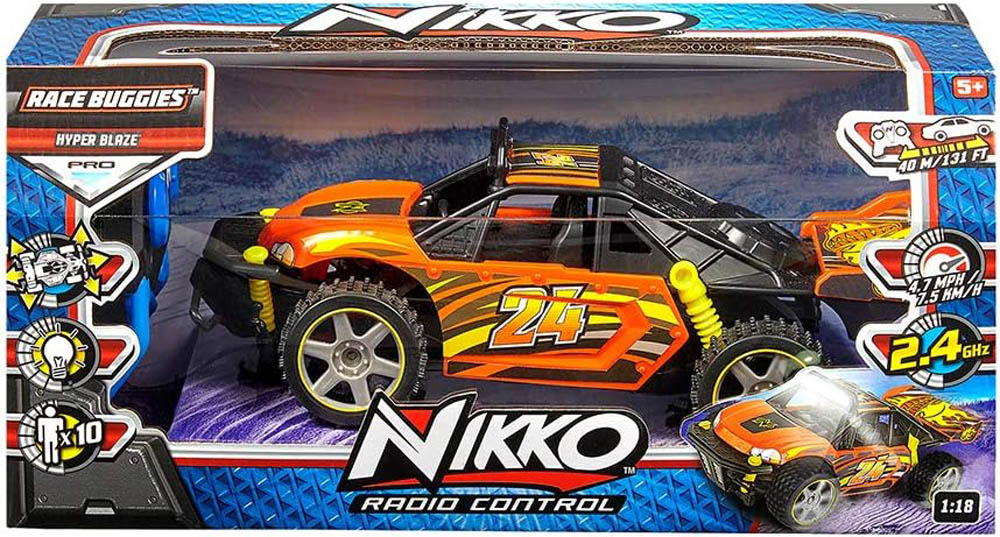 Nikko - Nikko R/C Race Buggies Alien Panic, Assorted Colors (Blue,Green, Orange,Black/Red)